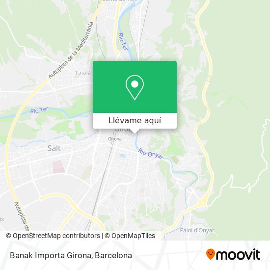 Mapa Banak Importa Girona