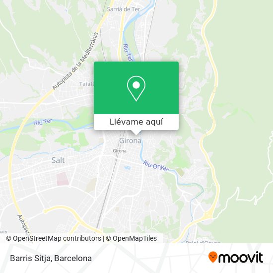 Mapa Barris Sitja