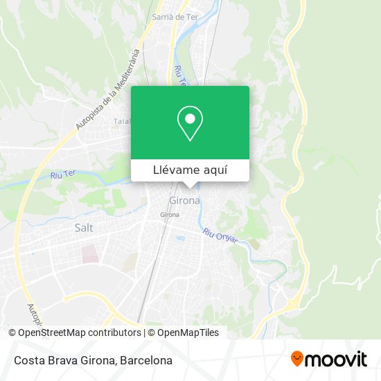 Mapa Costa Brava Girona