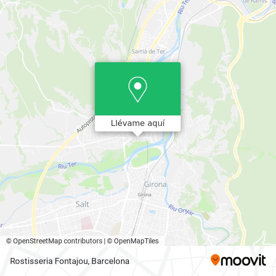 Mapa Rostisseria Fontajou