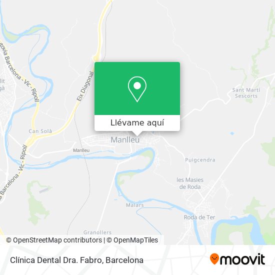 Mapa Clínica Dental Dra. Fabro