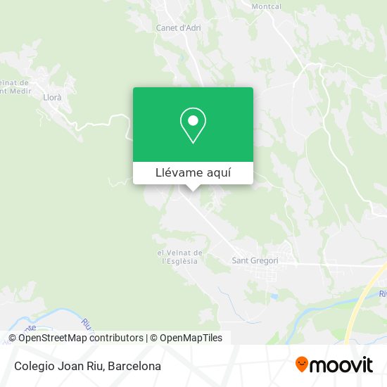 Mapa Colegio Joan Riu
