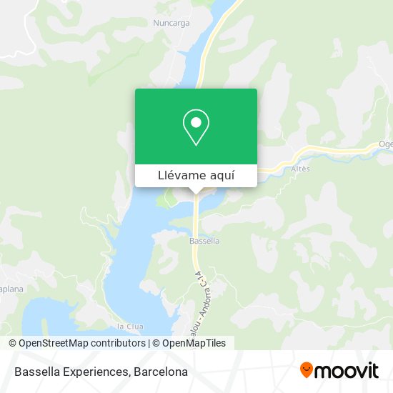 Mapa Bassella Experiences