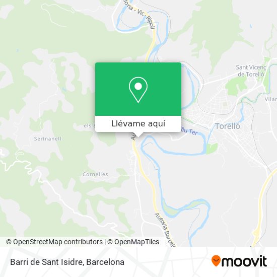 Mapa Barri de Sant Isidre