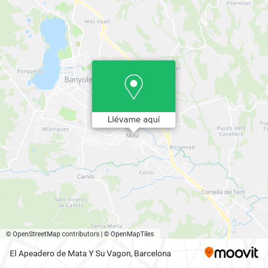 Mapa El Apeadero de Mata Y Su Vagon