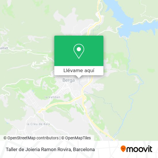 Mapa Taller de Joieria Ramon Rovira