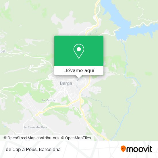 Mapa de Cap a Peus