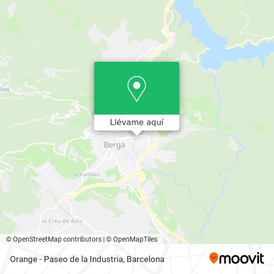 Mapa Orange - Paseo de la Industria