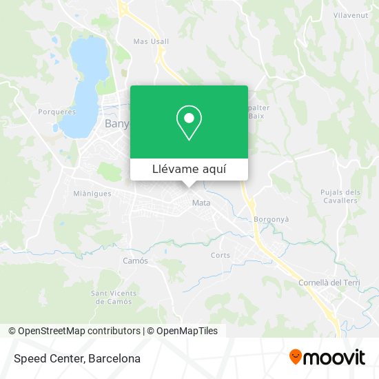 Mapa Speed Center