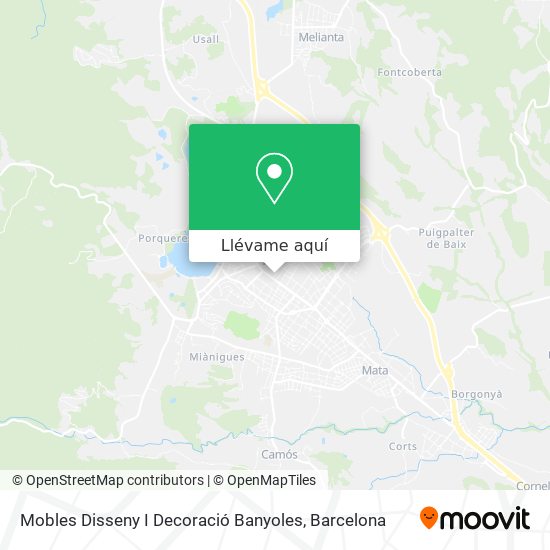 Mapa Mobles Disseny I Decoració Banyoles