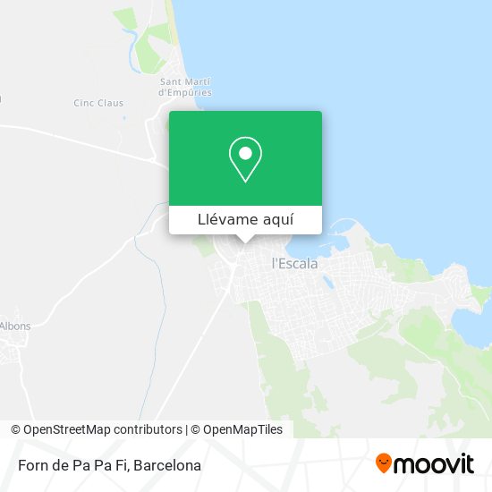 Mapa Forn de Pa Pa Fi