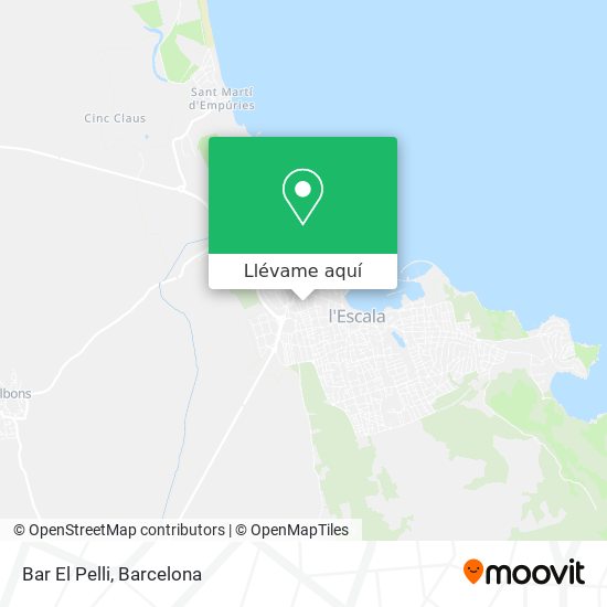Mapa Bar El Pelli