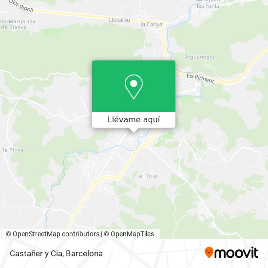 Mapa Castañer y Cia