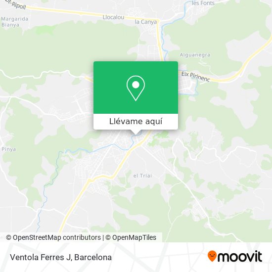 Mapa Ventola Ferres J