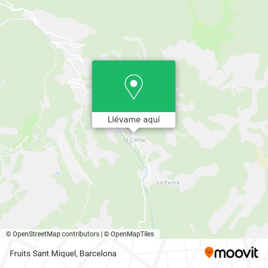 Mapa Fruits Sant Miquel
