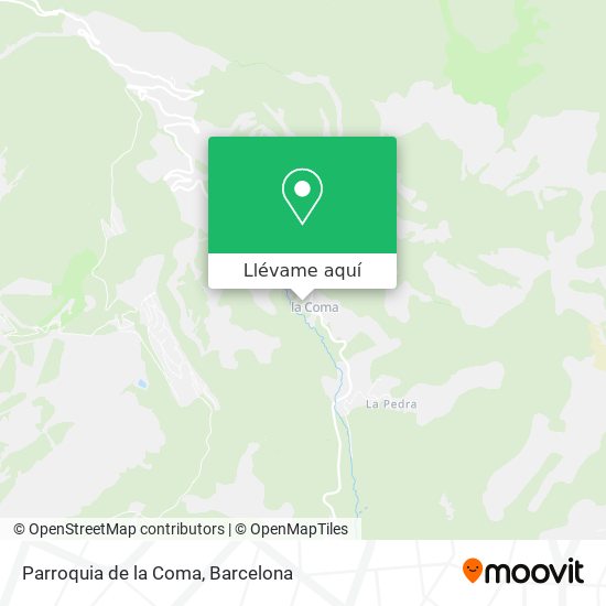 Mapa Parroquia de la Coma