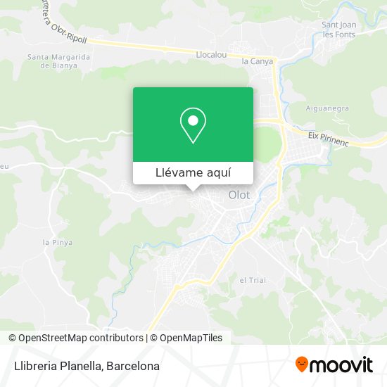 Mapa Llibreria Planella
