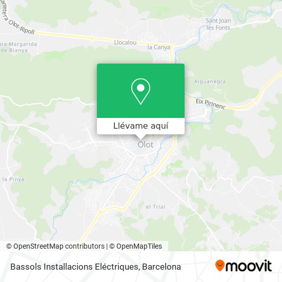 Mapa Bassols Installacions Eléctriques