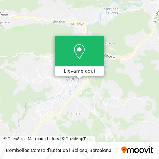 Mapa Bombolles Centre d'Estètica i Bellesa