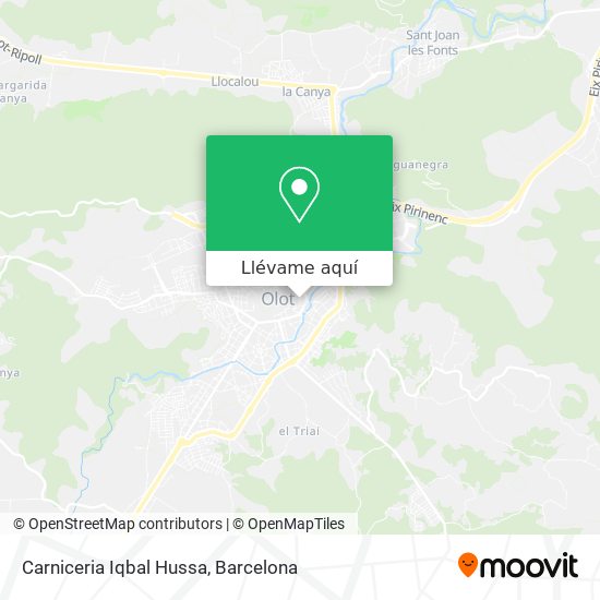Mapa Carniceria Iqbal Hussa