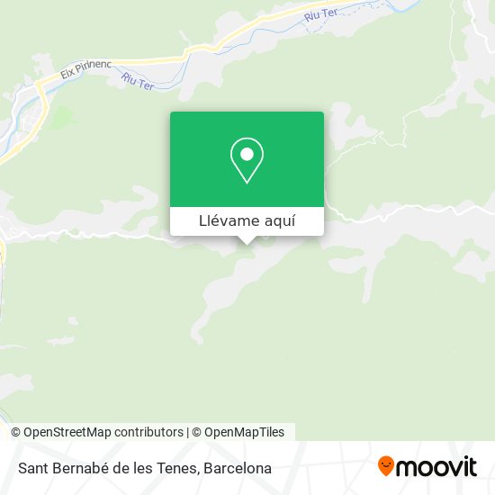 Mapa Sant Bernabé de les Tenes