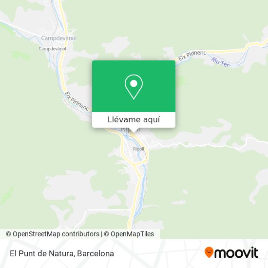 Mapa El Punt de Natura