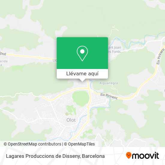 Mapa Lagares Produccions de Disseny