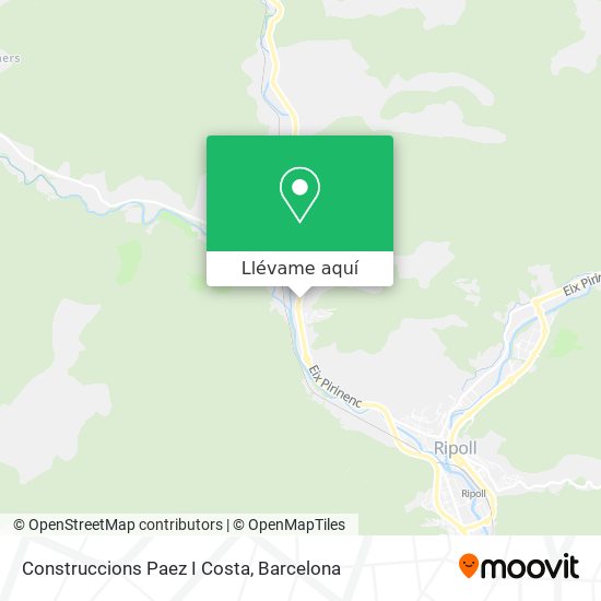 Mapa Construccions Paez I Costa