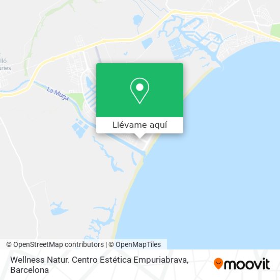 Mapa Wellness Natur. Centro Estética Empuriabrava