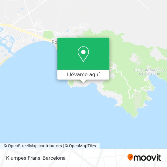 Mapa Klumpes Frans