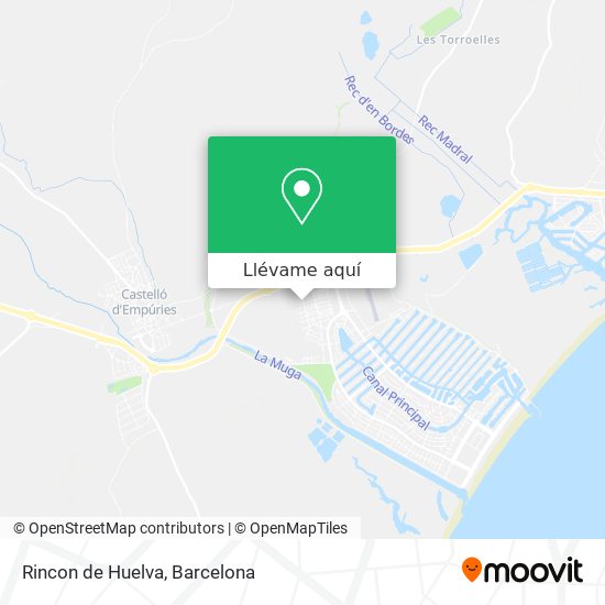 Mapa Rincon de Huelva