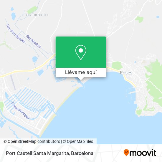 Mapa Port Castell Santa Margarita