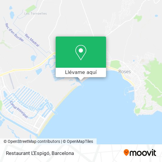 Mapa Restaurant L'Espigó