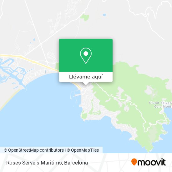 Mapa Roses Serveis Maritims