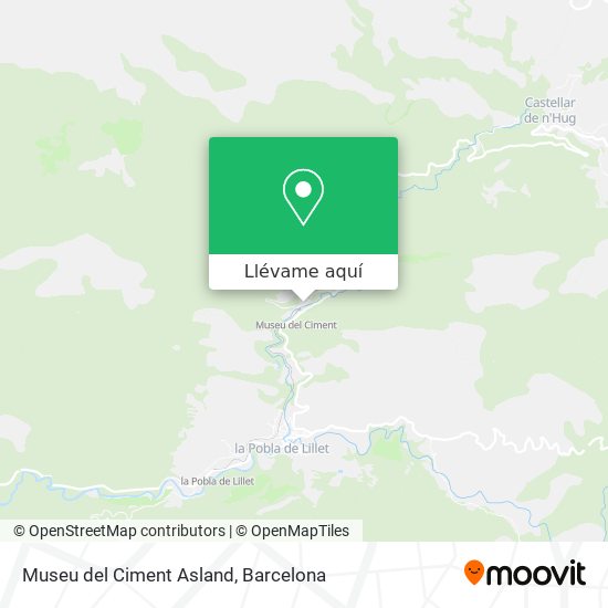 Mapa Museu del Ciment Asland