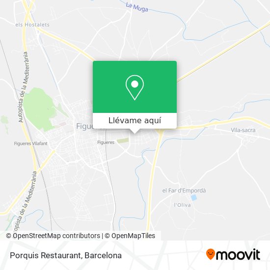 Mapa Porquis Restaurant