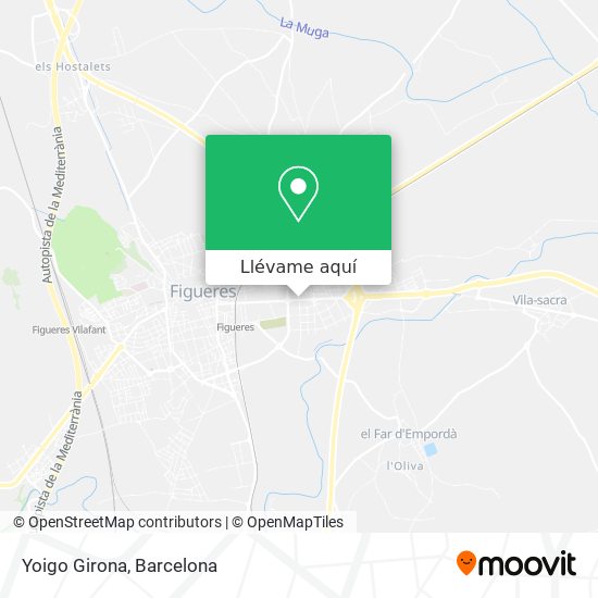 Mapa Yoigo Girona