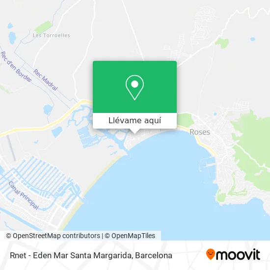 Mapa Rnet - Eden Mar Santa Margarida