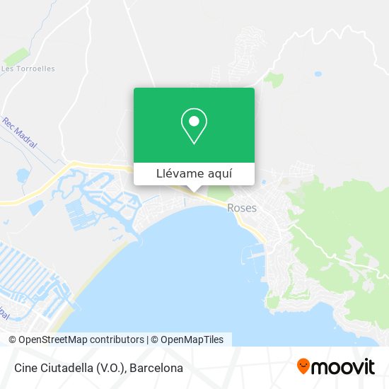 Mapa Cine Ciutadella (V.O.)