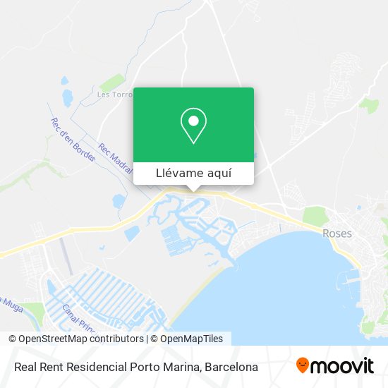 Mapa Real Rent Residencial Porto Marina