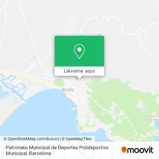 Mapa Patronato Municipal de Deportes Polideportivo Municipal