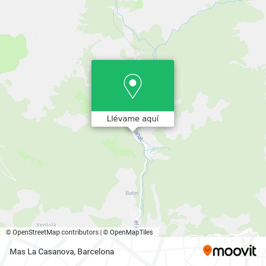 Mapa Mas La Casanova