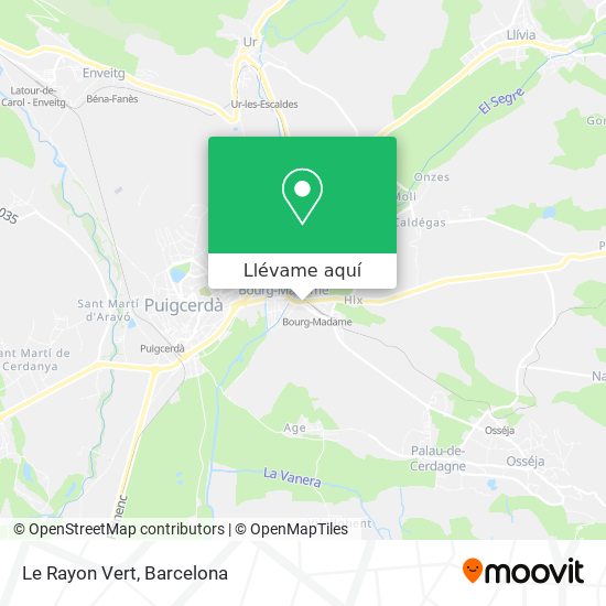 Mapa Le Rayon Vert