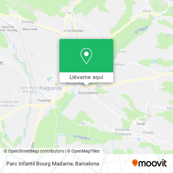 Mapa Parc Infantil Bourg Madame