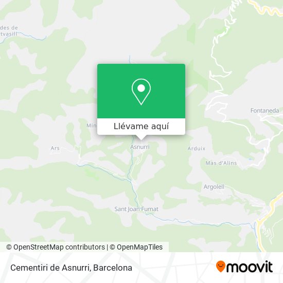 Mapa Cementiri de Asnurri