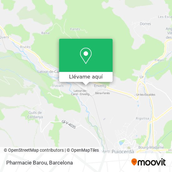 Mapa Pharmacie Barou