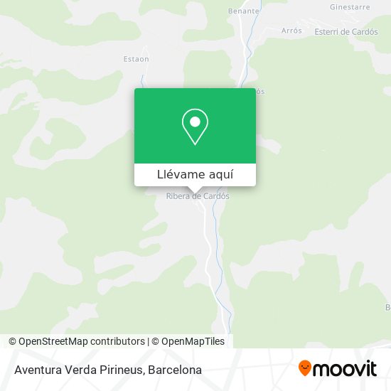 Mapa Aventura Verda Pirineus