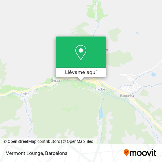 Mapa Vermont Lounge