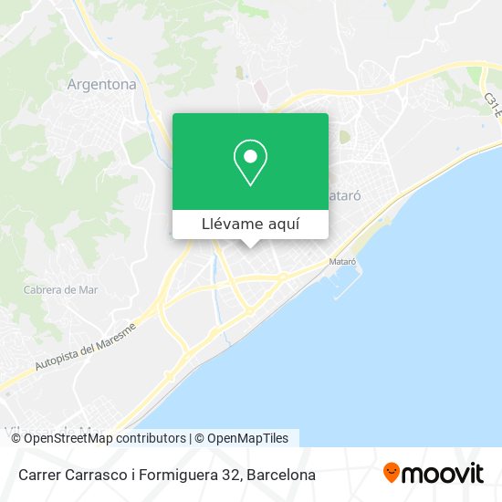 Mapa Carrer Carrasco i Formiguera 32
