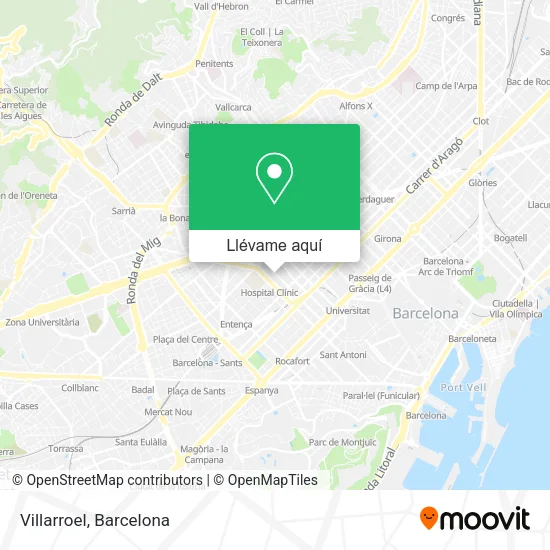 Mapa Villarroel